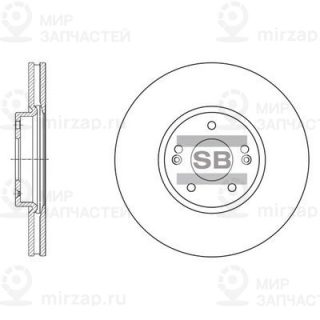 Тормозной диск SANGSIN SD1053