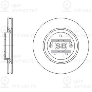 Тормозной диск SANGSIN SD1070