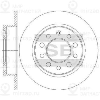 Тормозной диск SANGSIN SD1083