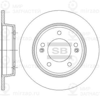 Тормозной диск SANGSIN SD1085