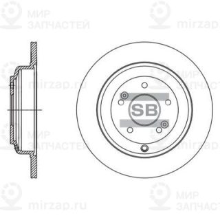 Тормозной диск SANGSIN SD1125