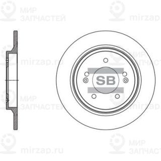 Тормозной диск SANGSIN SD1131