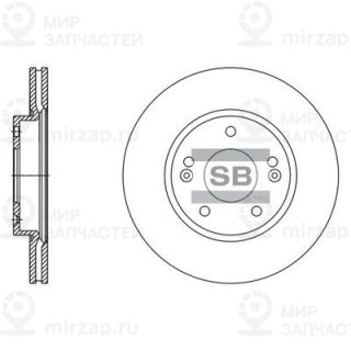 Тормозной диск SANGSIN SD1135
