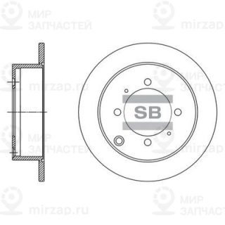 Тормозной диск SANGSIN SD1138