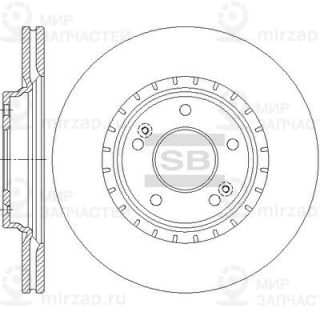 Тормозной диск SANGSIN SD1146