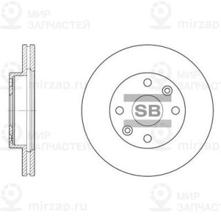 Тормозной диск SANGSIN SD2014