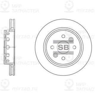 Тормозной диск SANGSIN SD2016