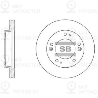 Тормозной диск SANGSIN SD2019