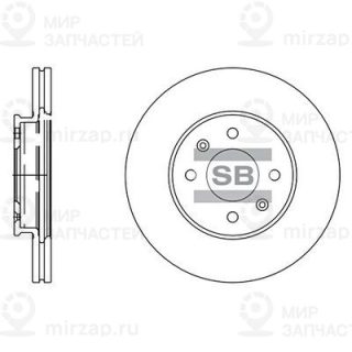 Тормозной диск SANGSIN SD2039