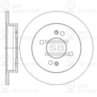 Тормозной диск SANGSIN SD2045