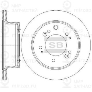 Тормозной диск SANGSIN SD2056