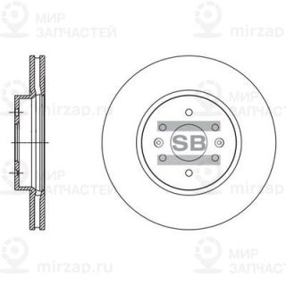 Тормозной диск SANGSIN SD2057