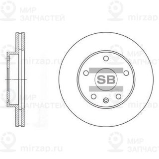 Тормозной диск SANGSIN SD3006