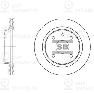 Тормозной диск SANGSIN SD3009