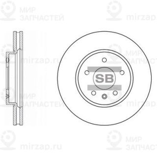 Тормозной диск SANGSIN SD3019