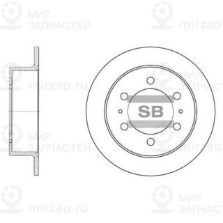Тормозной диск SANGSIN SD3026