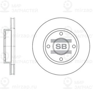 Тормозной диск SANGSIN SD3027