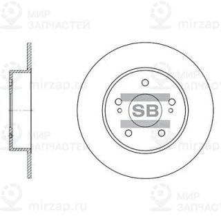 Тормозной диск SANGSIN SD3028