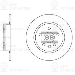 Тормозной диск SANGSIN SD3032