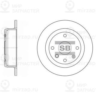 Тормозной диск SANGSIN SD3033
