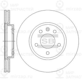 Тормозной диск SANGSIN SD3047