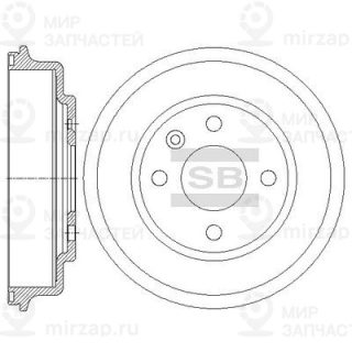 Тормозной барабан SANGSIN SD3048
