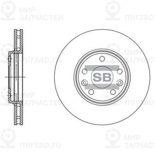 Тормозной диск SANGSIN SD3057