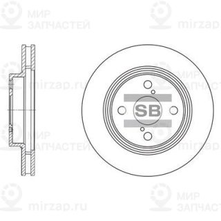 Тормозной диск SANGSIN SD4006