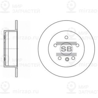 Тормозной диск SANGSIN SD4016