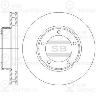 Тормозной диск SANGSIN SD4037