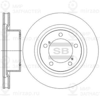 Тормозной диск SANGSIN SD4062