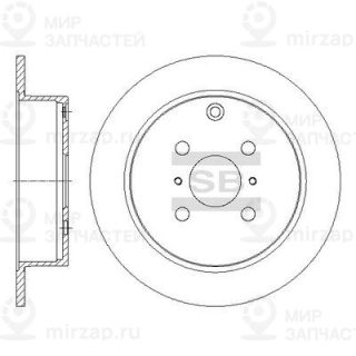 Тормозной диск SANGSIN SD4073