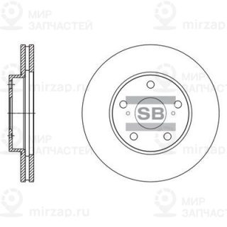 Тормозной диск SANGSIN SD4078