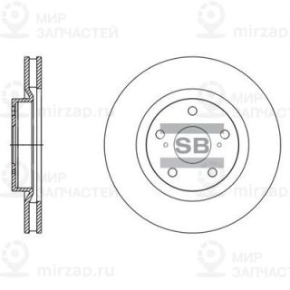 Тормозной диск SANGSIN SD4082
