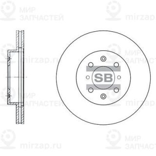 Тормозной диск SANGSIN SD4105
