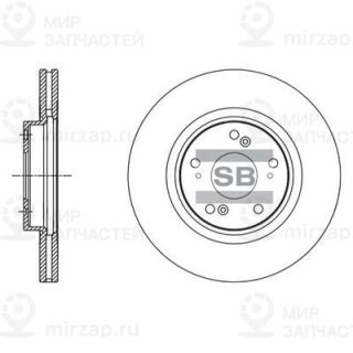 Тормозной диск SANGSIN SD4112