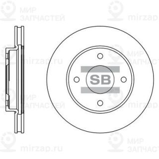 Тормозной диск SANGSIN SD4207