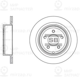 Тормозной диск SANGSIN SD4209