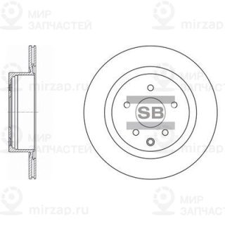 Тормозной диск SANGSIN SD4211