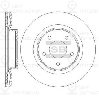 Тормозной диск SANGSIN SD4223