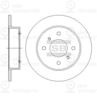 Тормозной диск SANGSIN SD4236