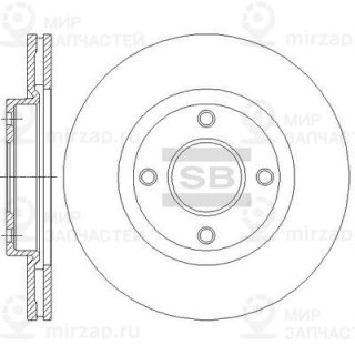 Тормозной диск SANGSIN SD4238