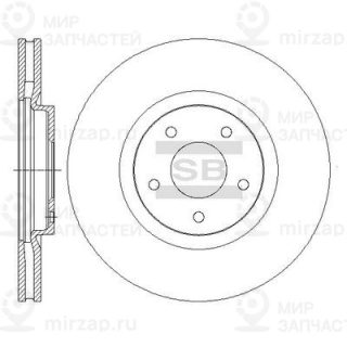 Тормозной диск SANGSIN SD4239