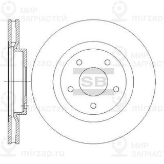 Тормозной диск SANGSIN SD4240