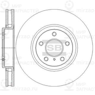 Тормозной диск SANGSIN SD4247