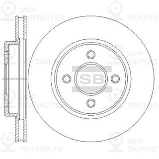Тормозной диск SANGSIN SD4253