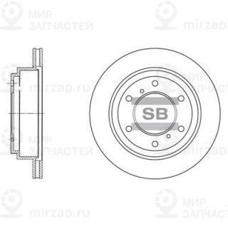 Тормозной диск SANGSIN SD4307