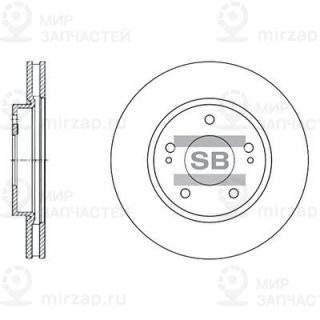 Тормозной диск SANGSIN SD4308