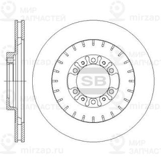 Тормозной диск SANGSIN SD4322