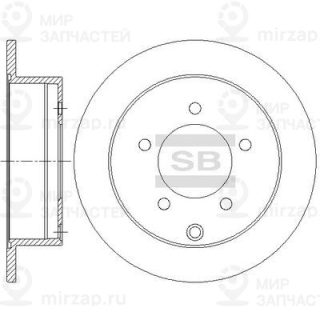 Тормозной диск SANGSIN SD4333